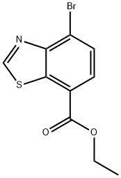 ethyl 4-bromo-1,3-benzothiazole-7-carboxylate Struktur