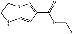 1H-Imidazo[1,2-b]pyrazole-6-carboxylic acid, 2,3-dihydro-, ethyl ester Struktur
