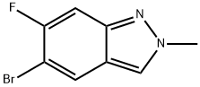 5-溴-6-氟-2-甲基-2H-吲唑, 2091272-22-7, 结构式