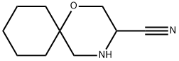 1-Oxa-4-azaspiro[5.5]undecane-3-carbonitrile Struktur