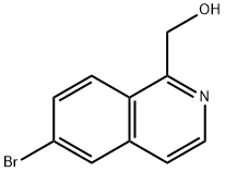 (6-溴异喹啉-1-基)甲醇, 2091594-16-8, 结构式