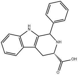3S-1,2,3,4-tetrahydro-β-carboline-3-carboxylic acids Struktur