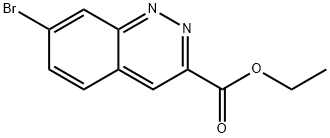 ethyl 7-bromocinnoline-3-carboxylate 结构式