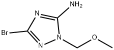 3-溴-1-(甲氧基甲基)-1H-1,2,4-三唑-5-胺, 2092582-22-2, 结构式