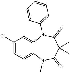 氯巴占EP杂质D 结构式