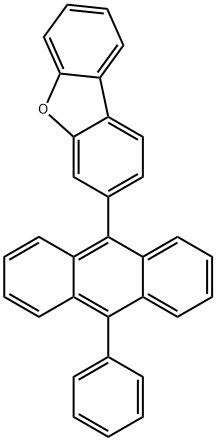 3-(10-Phenyl-anthracen-9-yl)-dibenzofuran Structure