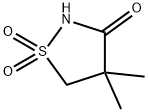 4,4-dimethyl-1lambda6,2-thiazolidine-1,1,3-trione 结构式
