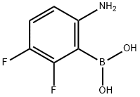 Boronic acid, B-(6-amino-2,3-difluorophenyl)- Structure