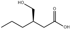 Hexanoic acid, 3-(hydroxymethyl)-, (3R)-, 2096999-79-8, 结构式