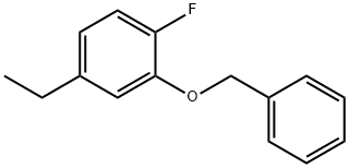 2-(benzyloxy)-4-ethyl-1-fluorobenzene(WX192034) Structure