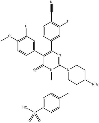 LSD1-IN-7 Methylbenzenesulfonate Struktur