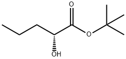 Pentanoic acid, 2-hydroxy-, 1,1-dimethylethyl ester, (2R)- Struktur