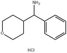 苯基(四氢-2H-吡喃-4-基)甲胺盐酸盐 结构式