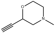 Morpholine, 2-ethynyl-4-methyl- Structure