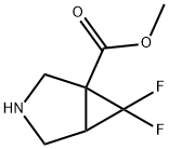 3-Azabicyclo[3.1.0]hexane-1-carboxylic acid, 6,6-difluoro-, methyl ester Structure