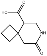 8-OXO-7-AZASPIRO[3.5]NONANE-5-CARBOXYLIC ACID,2098142-54-0,结构式