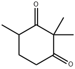 2,2,4-Trimethyl-1,3-cyclohexanedione Struktur