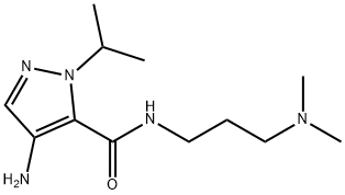 4-amino-N-[3-(dimethylamino)propyl]-1-isopropyl-1H-pyrazole-5-carboxamide Structure