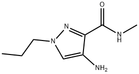 4-amino-N-methyl-1-propyl-1H-pyrazole-3-carboxamide Structure