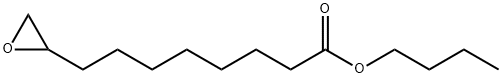 2-Oxiraneoctanoic acid, butyl ester Struktur