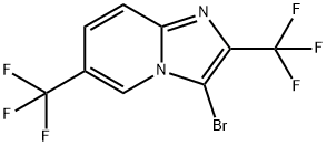 2102410-50-2 3-溴-2,6-二(三氟甲基)咪唑并[1,2-A]吡啶