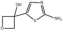 3-(2-AMINO-1,3-THIAZOL-5-YL)OXETAN-3-OL, 2104155-17-9, 结构式