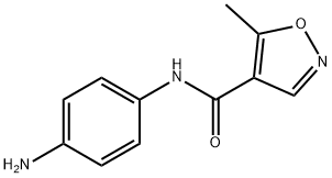 4-Isoxazolecarboxamide, N-(4-aminophenyl)-5-methyl- Structure