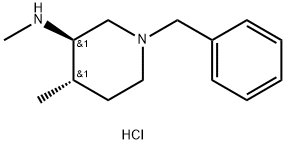 (3R,4S)-(1-苄基-4-甲基哌啶-3-基)甲胺盐酸盐(M5非对映异构体A), 2106832-55-5, 结构式