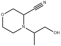 3-Morpholinecarbonitrile, 4-(2-hydroxy-1-methylethyl)-|