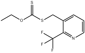 O-乙基 S-((2-(三氟甲基)吡啶-3-基)甲基)二硫代碳酸酯,2107987-89-1,结构式