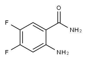 2-amino-4,5-difluorobenzamide Structure