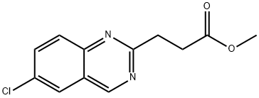 2113995-25-6 methyl 3-(6-chloroquinazolin-2-yl)propanoate
