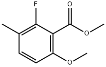 2-氟-6-甲氧基-3-甲基苯甲酸甲酯, 2114517-77-8, 结构式