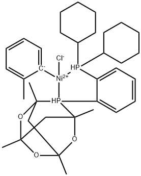 Nickel, chloro[8-[2-(dicyclohexylphosphino-κP)phenyl]-1,3,5,7-tetramethyl-2,4,6-trioxa-8-phosphatricyclo[3.3.1.13,7]decane-κP8](2-methylphenyl)-, (SP-4-3)-|(CYPAD-DALPHOS)NICL(OTOL)