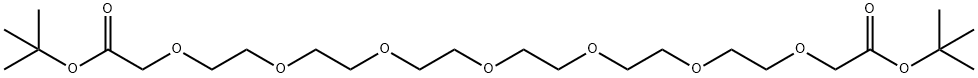 COOTBU-CH2-PEG6-CH2-COOTBU, 211746-80-4, 结构式