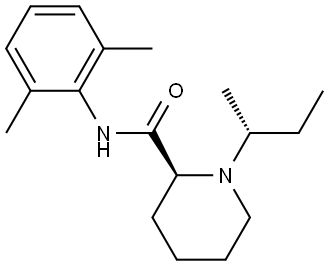 布比卡因杂质 结构式