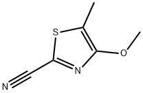 4-methoxy-5-methyl-1,3-thiazole-2-carbonitrile 结构式