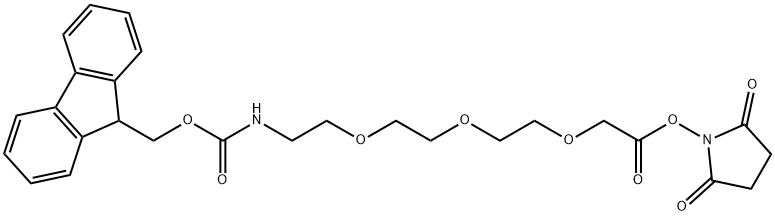 FMOC-PEG3-CH2CO2-NHS, 2128735-25-9, 结构式