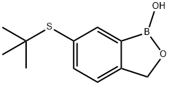 6-(tert-Butylthio)benzo[c][1,2]oxaborol-1(3H)-ol 结构式
