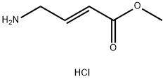 (E)-4-氨基丁-2-烯酸甲酯盐酸盐 结构式