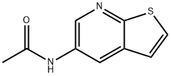 Acetamide, N-thieno[2,3-b]pyridin-5-yl- 化学構造式