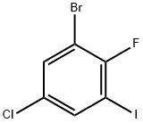 2-氟-3-溴-5-氯碘苯 结构式