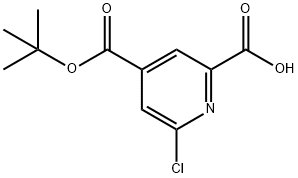 4-(叔丁氧基羰基)-6-氯吡啶甲酸, 2137075-32-0, 结构式