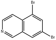 5,7-dibromoisoquinoline, 2137673-43-7, 结构式