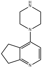 5H-Cyclopenta[b]pyridine, 6,7-dihydro-4-(1-piperazinyl)- 结构式