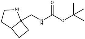 tert-butyl N-({2-azabicyclo[3.2.0]heptan-1-yl}methyl)carbamate Structure