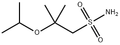 2-methyl-2-(propan-2-yloxy)propane-1-sulfonamide 结构式