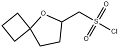 5-Oxaspiro[3.4]octane-6-methanesulfonyl chloride Struktur