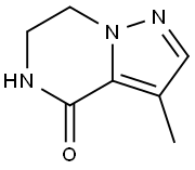 3-Methyl-6,7-dihydropyrazolo[1,5-a]pyrazin-4(5H)-one Structure