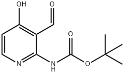 tert-butyl N-(3-formyl-4-hydroxypyridin-2-yl)carbamate 结构式